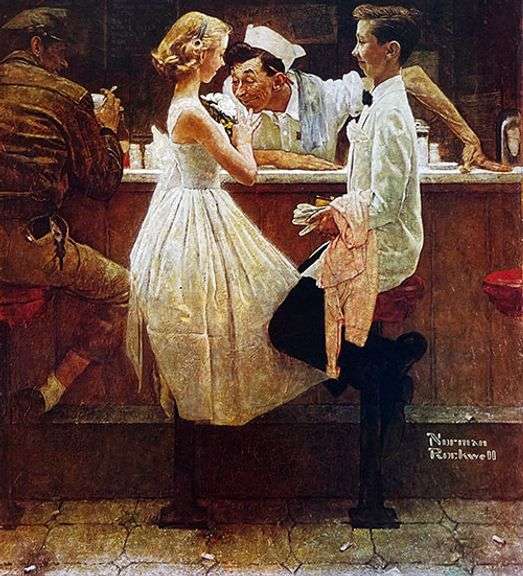 Collectible Vintage Norman Rockwell Circa 1970