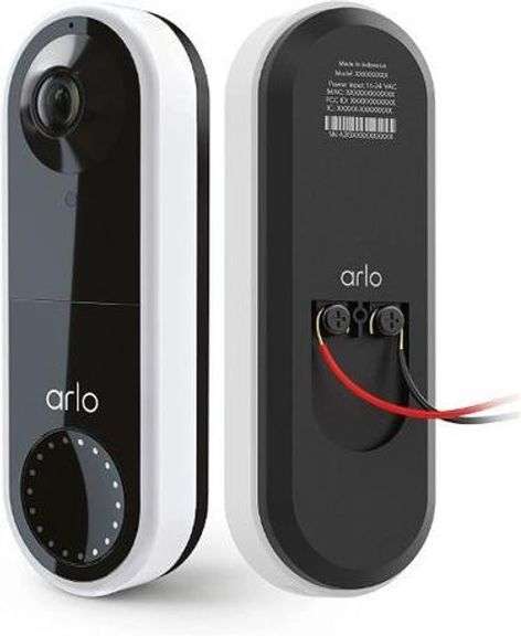 Arlo Essential Wired 180° View HD Video Doorbell