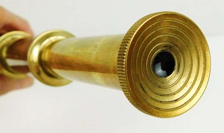 Vintage Spy Glass/Telescope with Wood Box