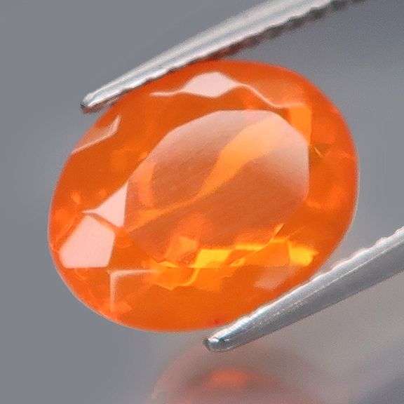 Vibrant top color 2.46ct Fanta orange Fire Opal