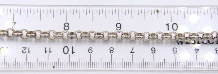 Group Lot of 3 Italian Vintage 925 Sterling Silver Bracelets