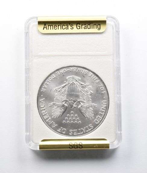 MS70 1995 American Silver Eagle SGS