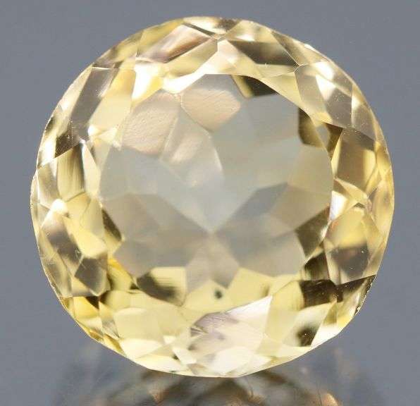 Glittering 6.53ct unheated Citrine solitaire