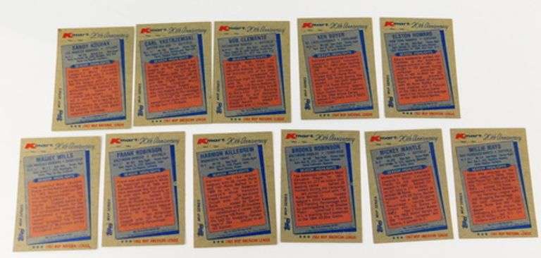 11 Topps/K-Mart MVP Series Baseball Cards