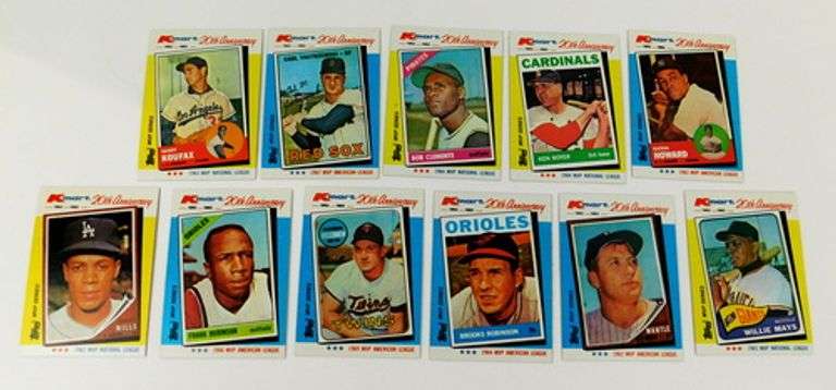 11 Topps/K-Mart MVP Series Baseball Cards