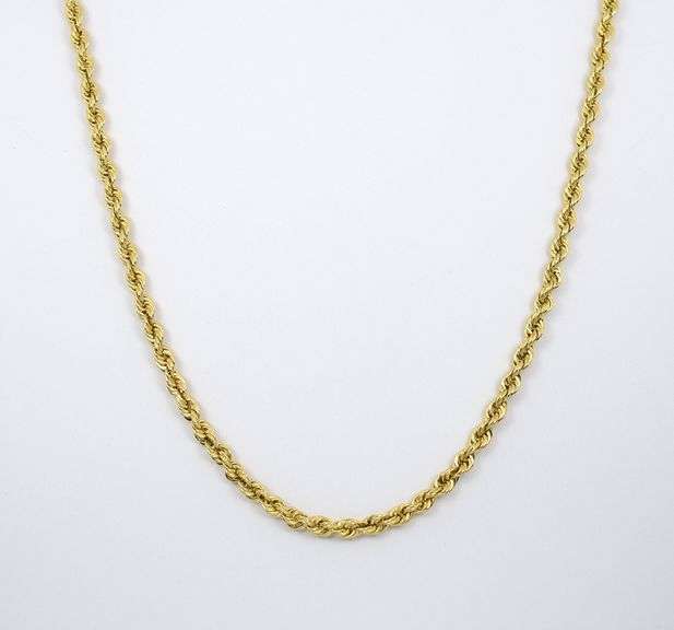 Pretty 14k Rope Necklace