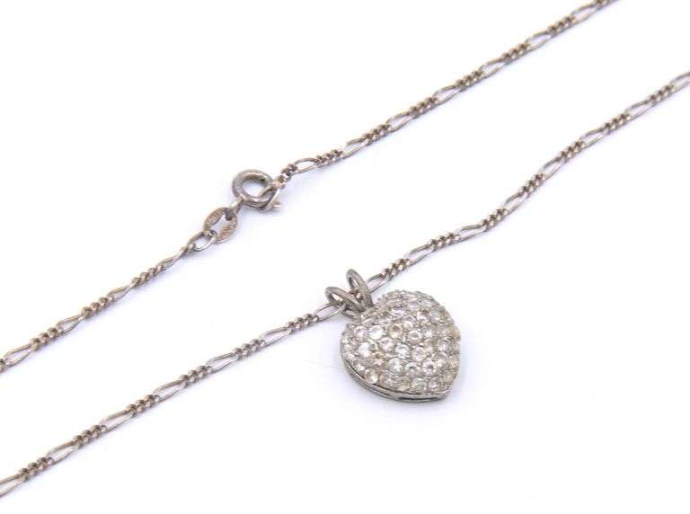 Group Lot of Vintage 925 Sterling Silver Necklaces