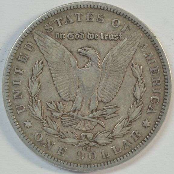 Key date 1896-S Morgan Silver Dollar in VF