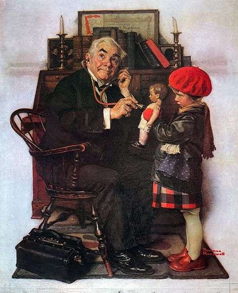 Collectible Vintage Norman Rockwell Circa 1970