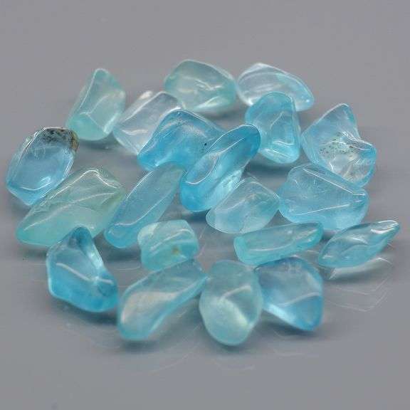 Uncut untreated 16.02ct Paraiba blue Apatite parcel