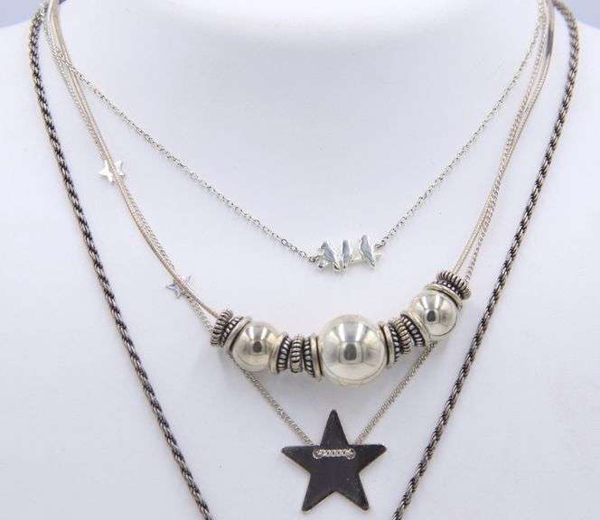 Lot of 4 Vintage 925 Sterling Silver Necklaces