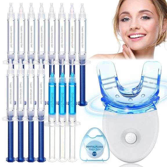 Teeth Whitening Kit with LED Light