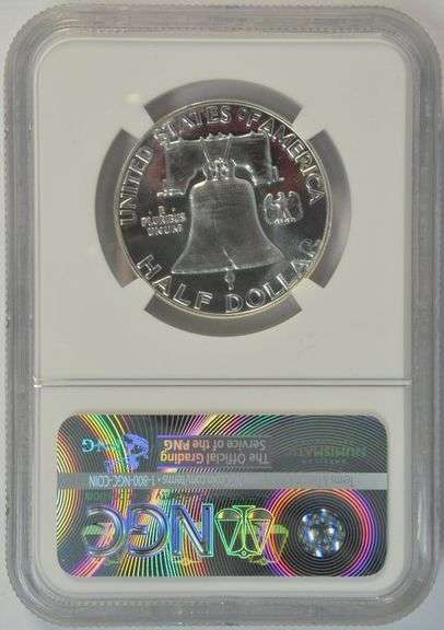 Outstanding 1955 Gem Proof Franklin Half Dollar. NGC PF68*