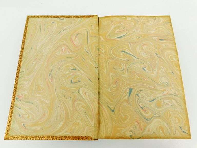 Antique Dictionary of Dates Leather Book