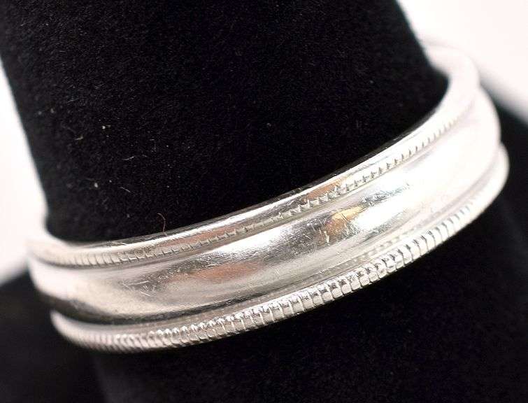 Sterling Silver Men's Band Ring