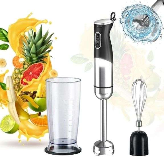 500W 3-in-1 Hand Blender: Ultimate Kitchen Powerhouse