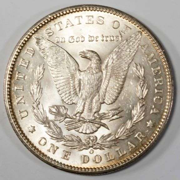 1899 Tilted O Morgan Dollar