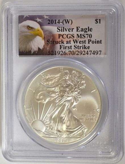 2014-(W) American Silver Eagle PCGS MS70 First Strike