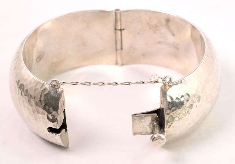 Sterling Silver Huge Texturized Cuff Bracelet