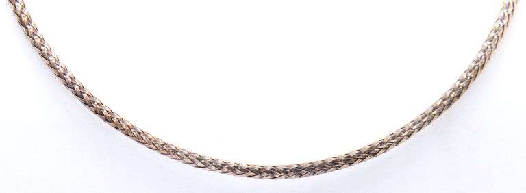 Italian Sterling Silver 3mm Woven Chain