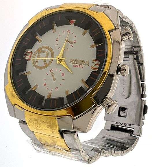 Men's two-tone watch
