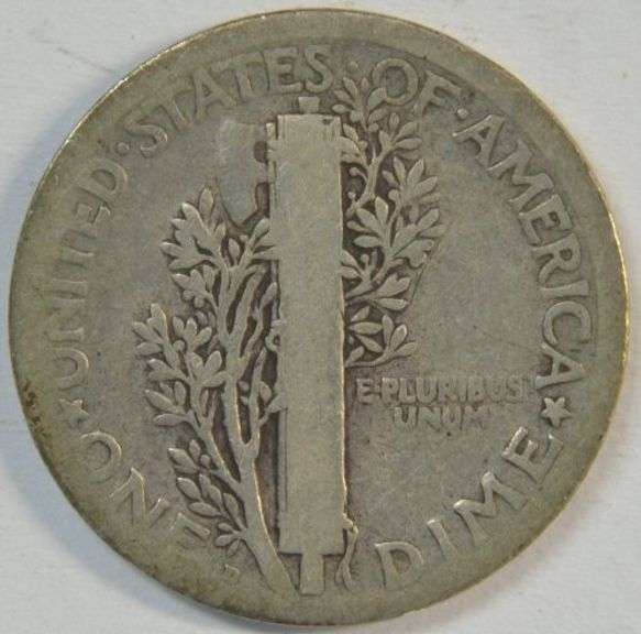 Rare key date 1921-D Mercury Dime in VG