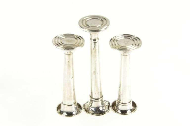 Sterling Silver Premier B&M Weighted Candle Stick Set Fine Silver