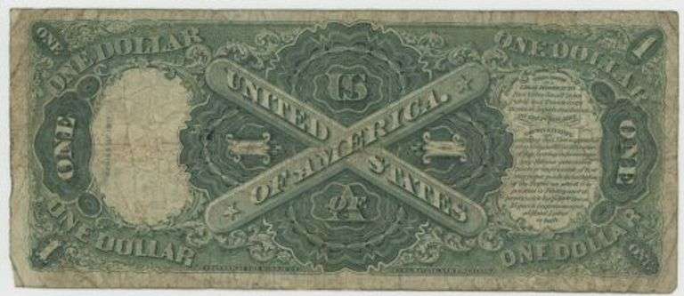 Series of 1917 Large Size $1 Legal Tender Note in circ