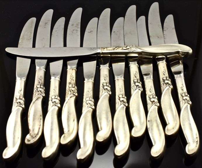 Large Set of Sterling Flatware in International Sterling's  Silver Melody Pattern