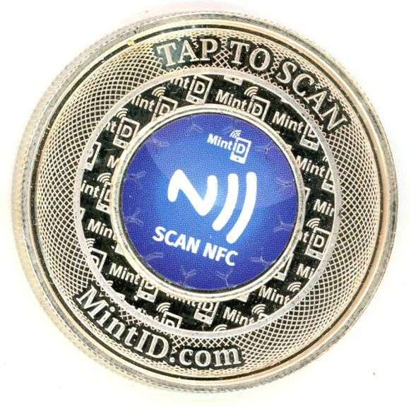 1 Ounce Silver NFC Chip Buffalo Round