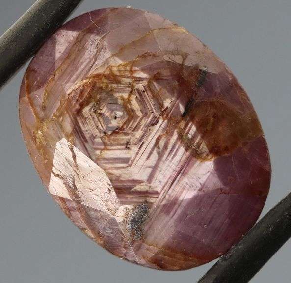 Very unique 11.85ct UNHEATED faceted Ruby