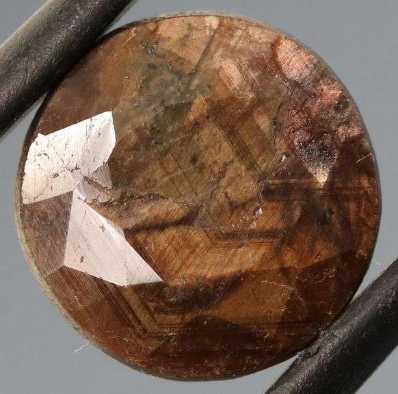 UNTREATED! Shimmering 8.05ct earth toned faceted Sapphire