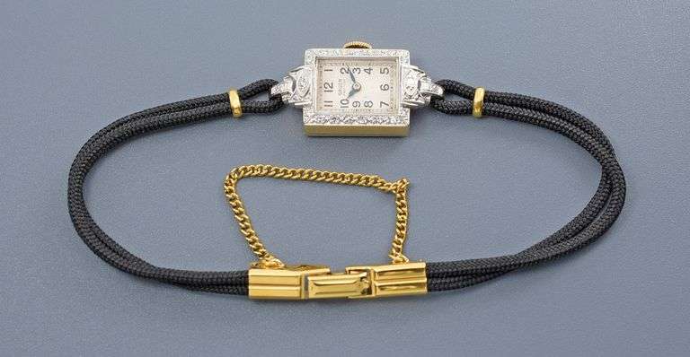 Sweet 1942 Gruen 14K Gold & Diamond Women's Watch