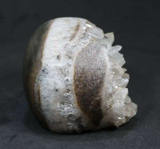 Dual faced 1,710ct Quartz Skull Carving