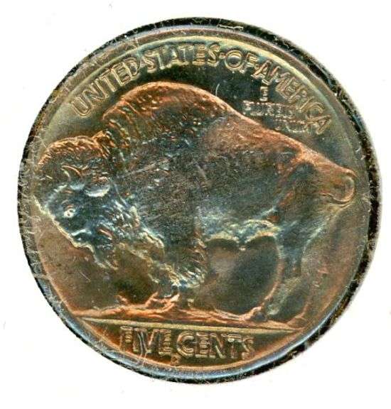 Gem BU Jefferson Nickel from 1938-D