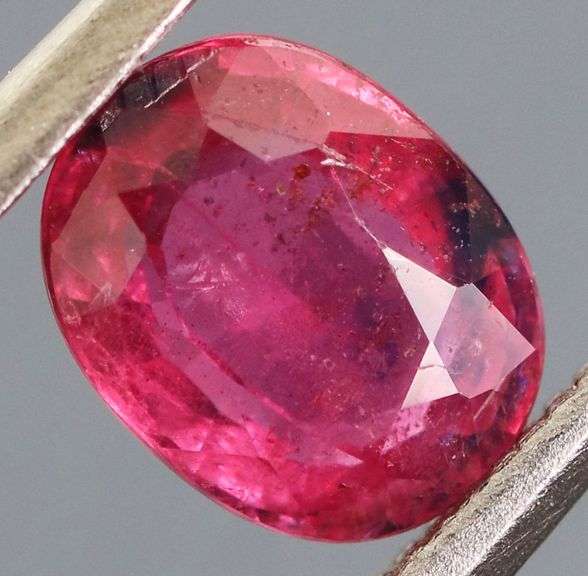 Untreated! .92ct rich top red and blue Ruby