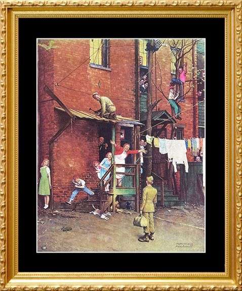 Collectible Vintage Norman Rockwell Circa 1970