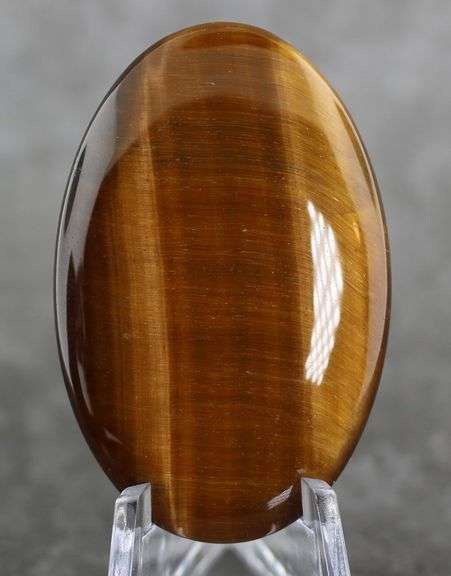 Full body shimmer! 58.94ct Golden Tiger Eye cabochon