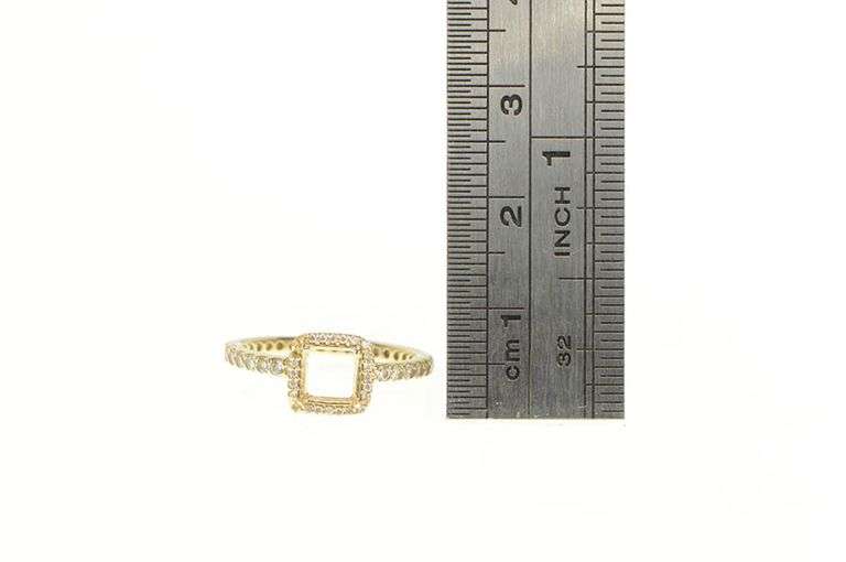 14K Yellow Gold Pandora Timeless Elegance Engagement Setting Ring