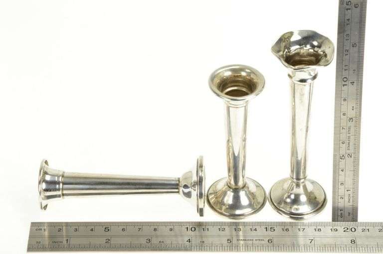 Sterling Silver Premier B&M Weighted Candle Stick Set Fine Silver