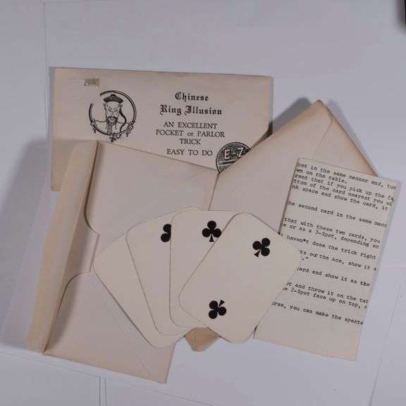 2 Antique Magic Games in Original Envelopes