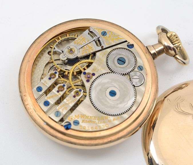 Handsome 1906 GF G.M. Wheeler Pocket Watch by Elgin