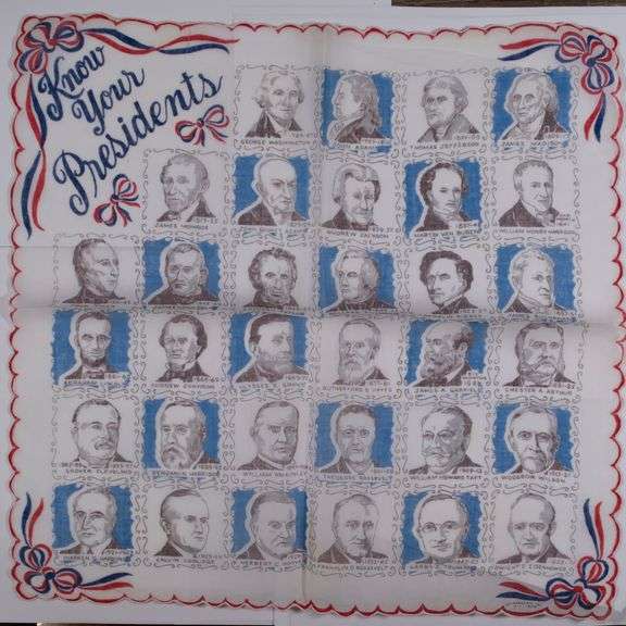 Know Your Presidents 1950 s Scarf?