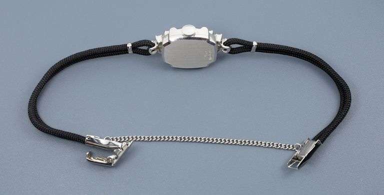 Lovely Swiss Nivada Women's 14K WG & Diamond Watch