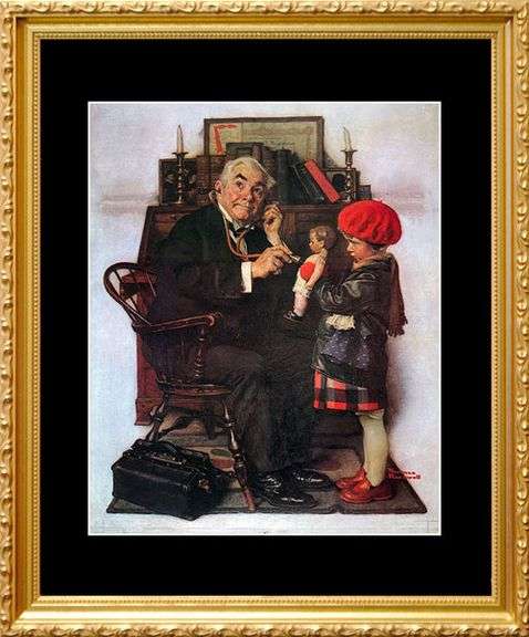 Collectible Vintage Norman Rockwell Circa 1970