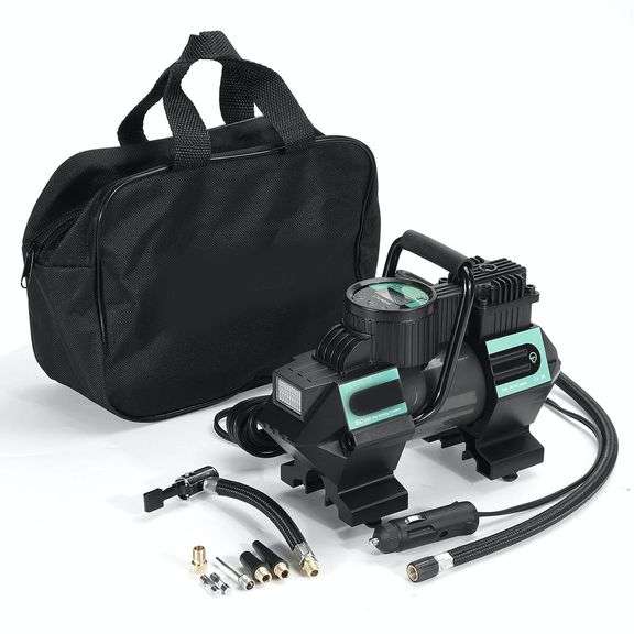 Digital LED Tire Inflator: Convenient Car & Bike Companion