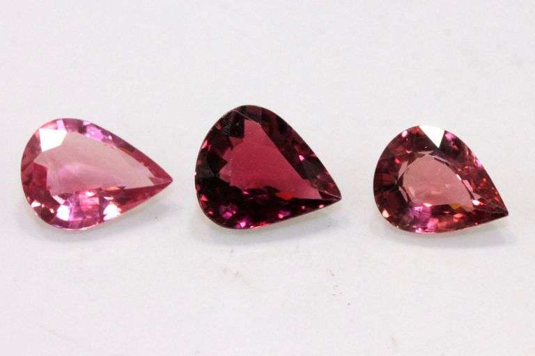 Bright Tourmaline - Lot of 3