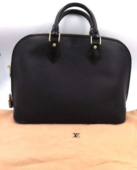 Louis Vuitton Alma Epi Noir PM Bag