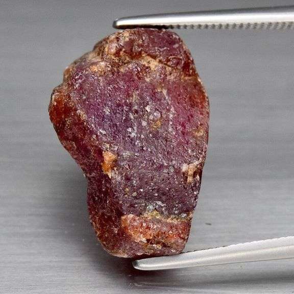 Unheated 14.71ct collectors uncut Ruby