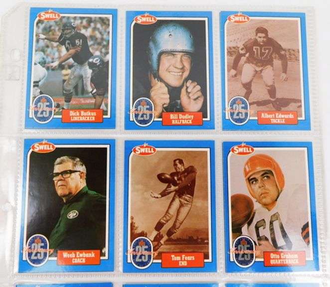 9 - 1986 Swell Hall of Fame Football Greats